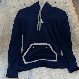 Adidas Hoodie -Size Small-Navy Blue